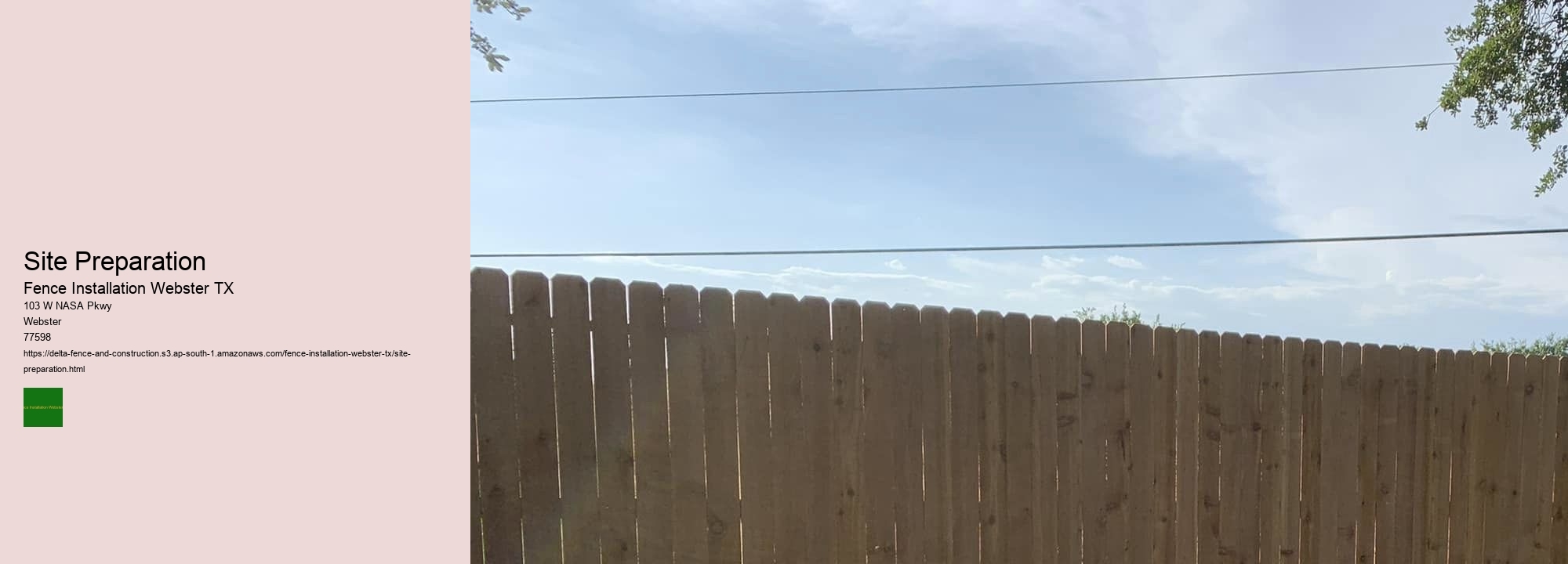 Site Preparation